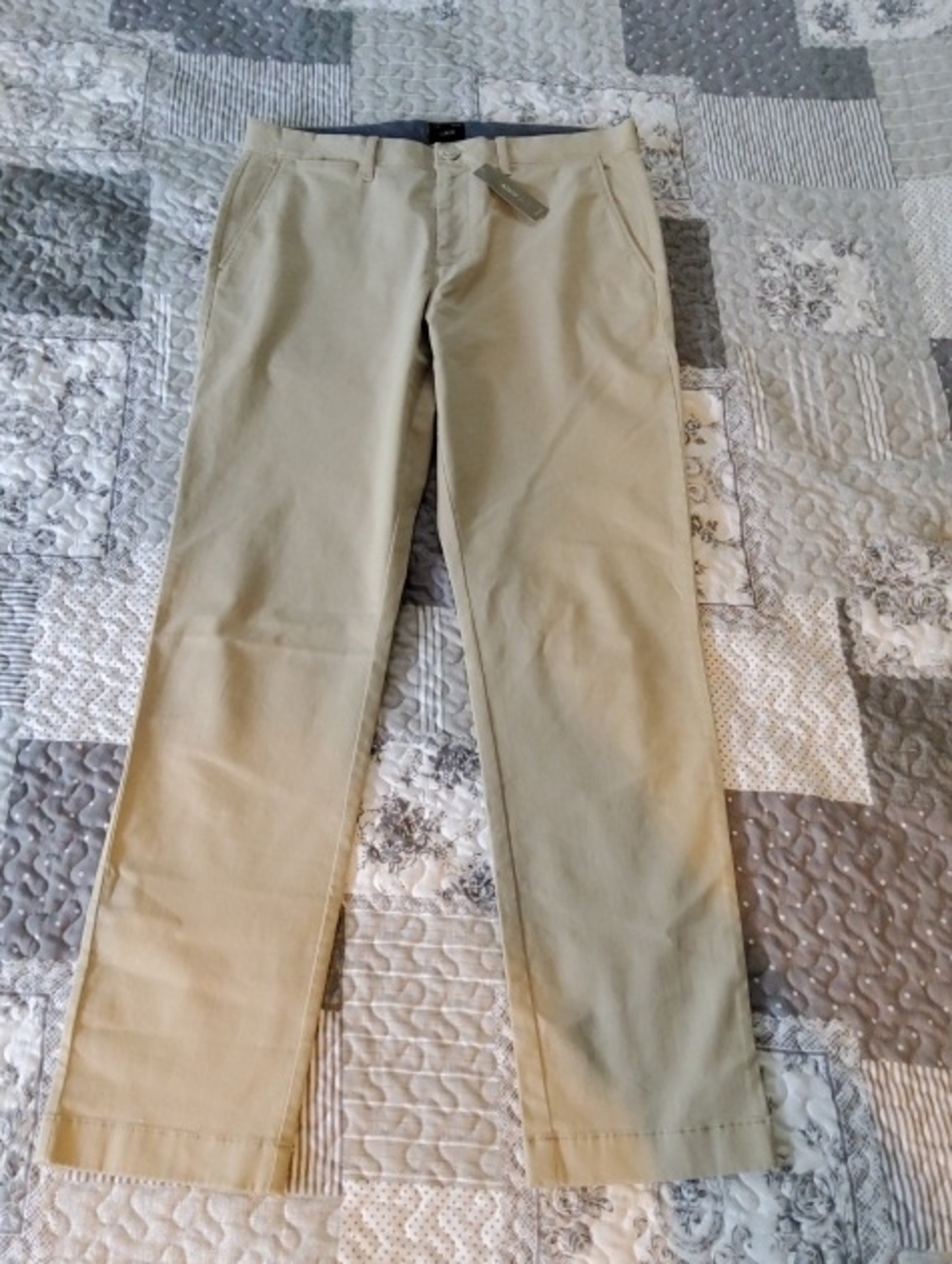 Re-Imagined By J.Crew Beige Chino Pants - Straight Fit Men's 32 x 32